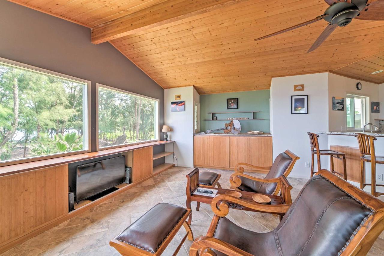 Direct Oceanfront, Big Island Home Keaau Exteriér fotografie