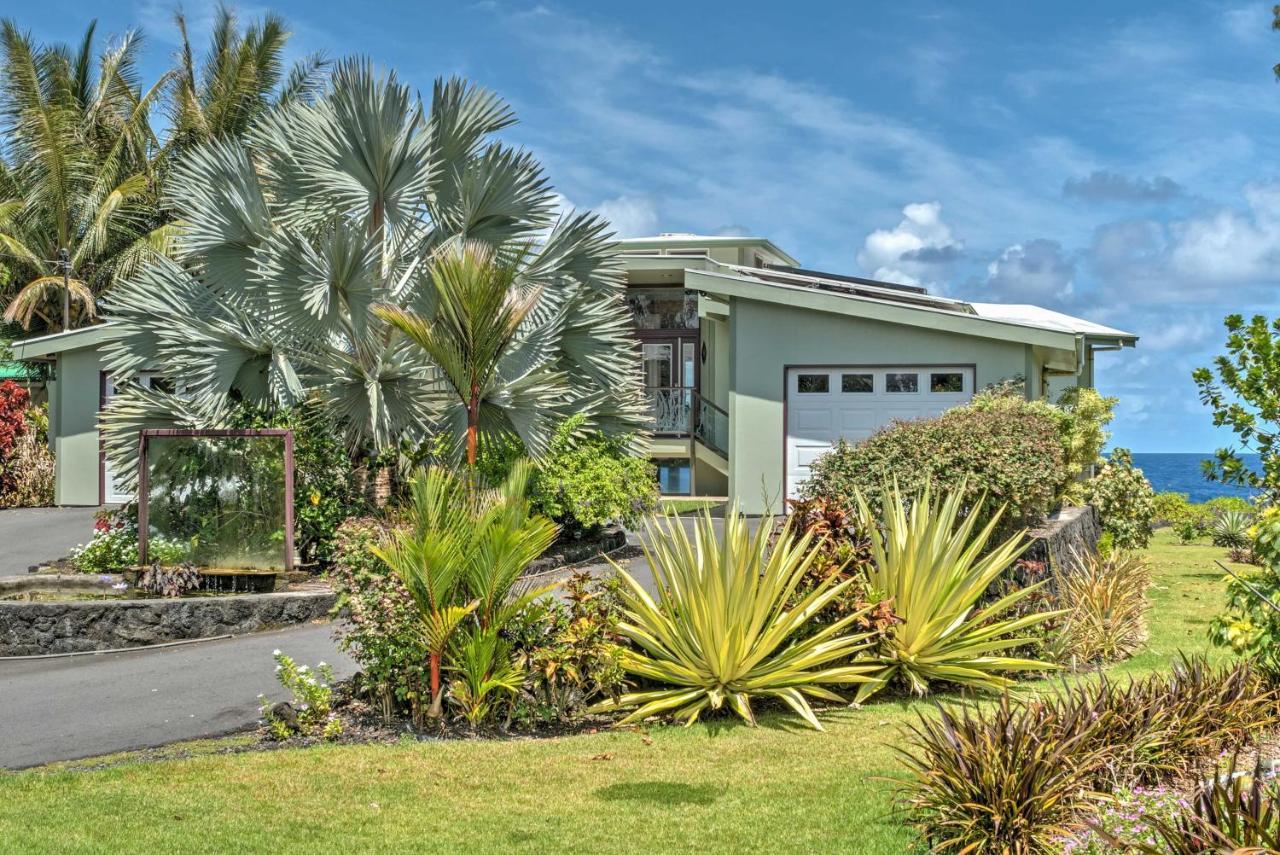 Direct Oceanfront, Big Island Home Keaau Exteriér fotografie